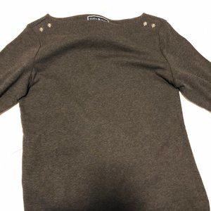 Karen Scott Gray Sweater